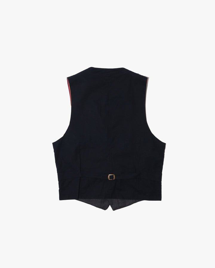 Japanese Repro Vest, M, Paul Smith, Patchwork Stitched