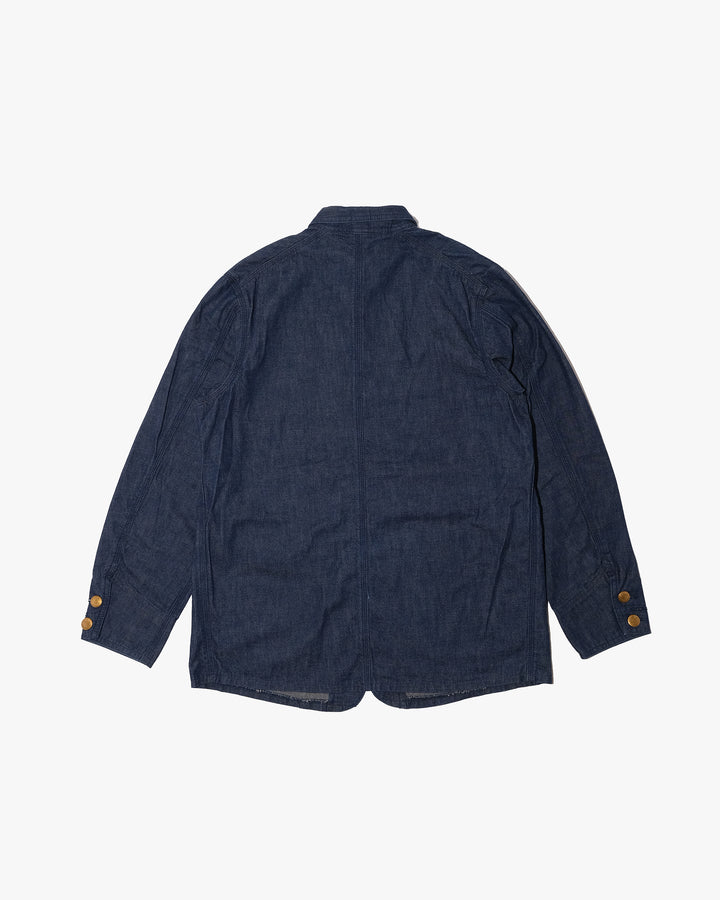 Japanese Repro Denim Work Jacket, M, Union Made, Dark indigo