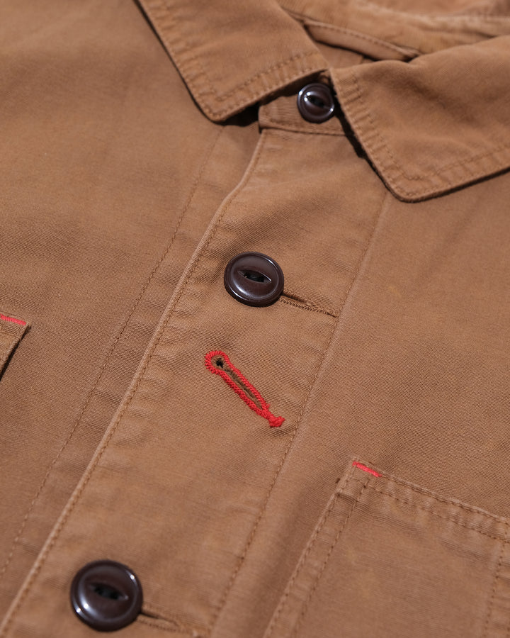 Japanese Repro Scottside Work Jacket, M, Inapt, Brown with Red Accents