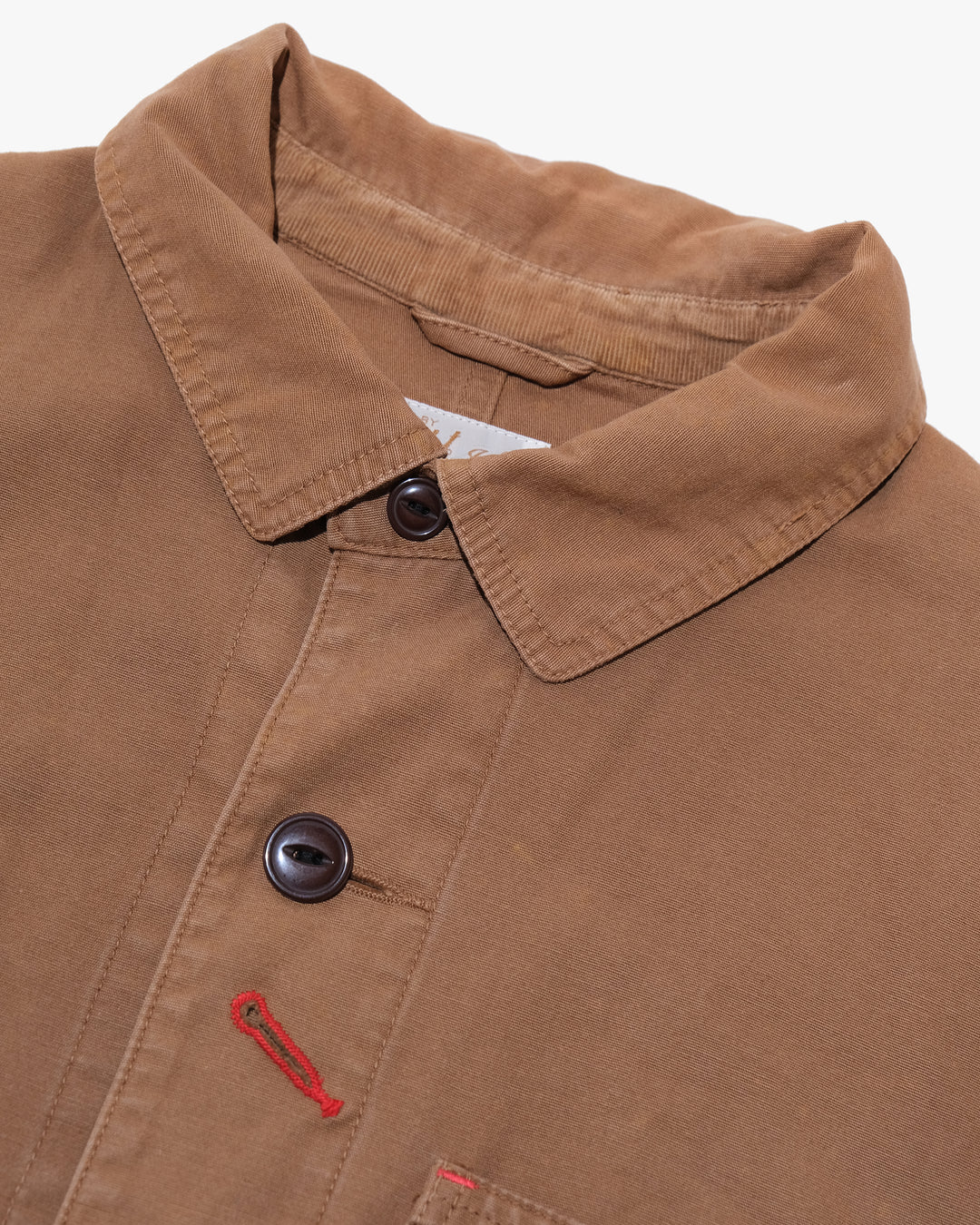 Japanese Repro Scottside Work Jacket, M, Inapt, Brown with Red Accents