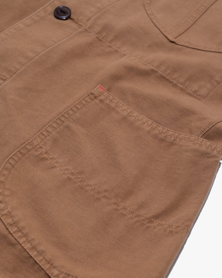 Japanese Repro Scottside Work Jacket, M, Inapt, Brown with Red Accents