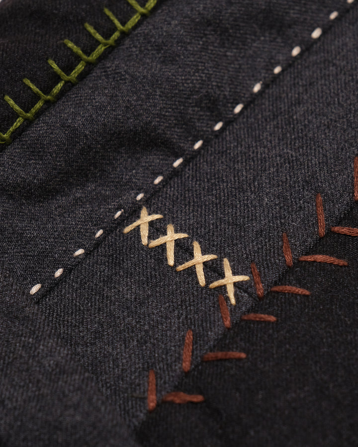 Japanese Repro Vest, M, Paul Smith, Patchwork Stitched
