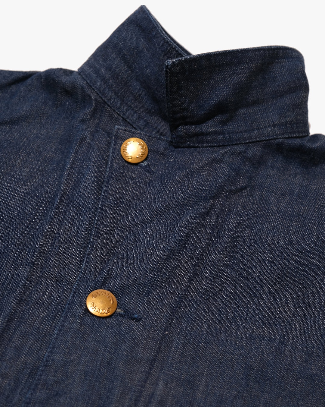 Japanese Repro Denim Work Jacket, M, Union Made, Dark indigo