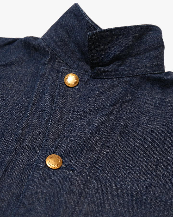 Japanese Repro Denim Work Jacket, M, Union Made, Dark indigo