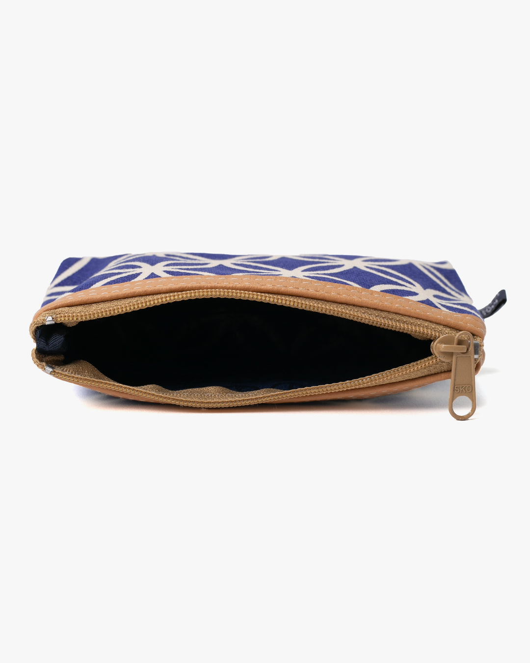 Maple &amp; Moon Bag, Coin Pouch, Blue Shippou