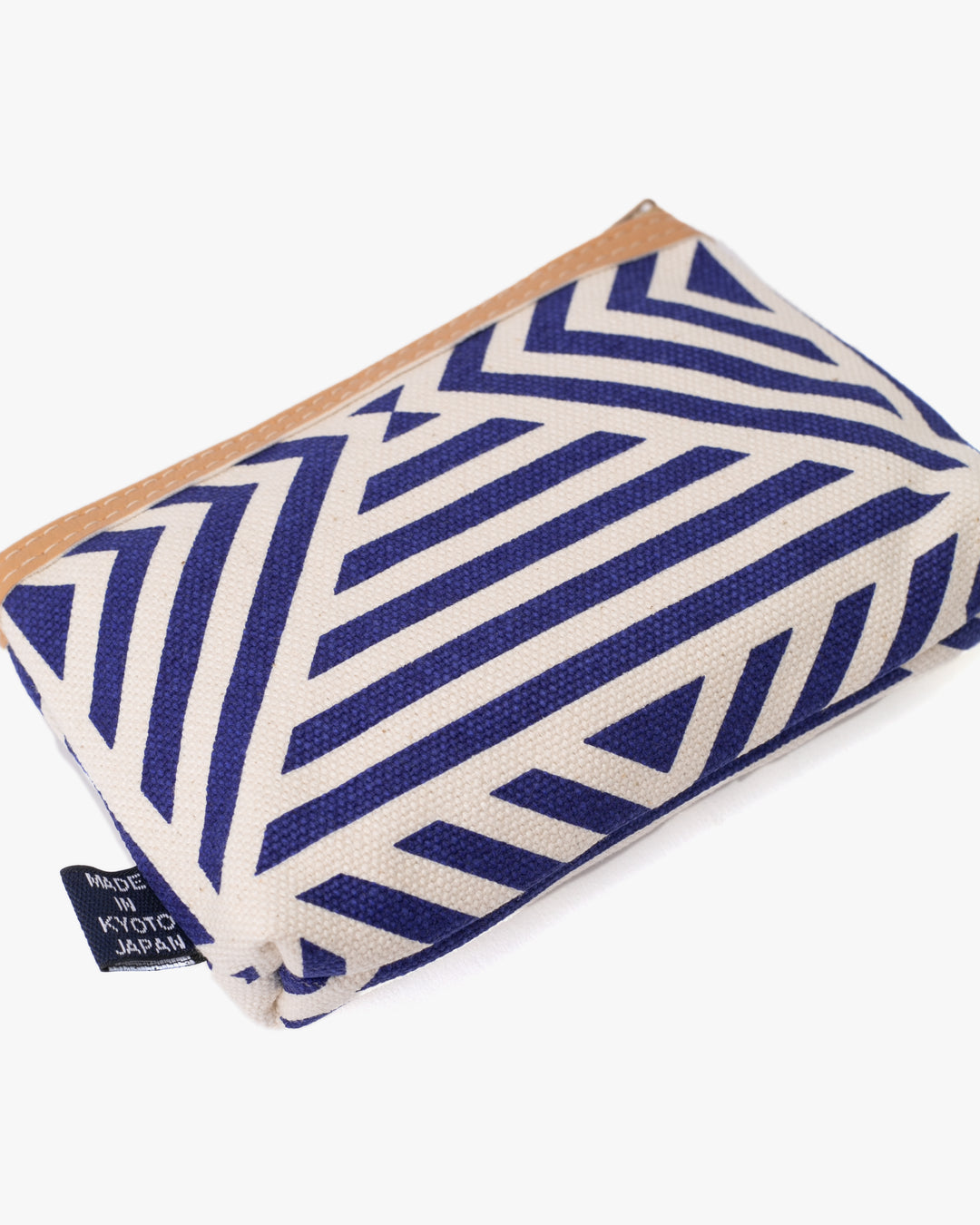 Maple &amp; Moon Bag, Coin Pouch, Blue Geometric