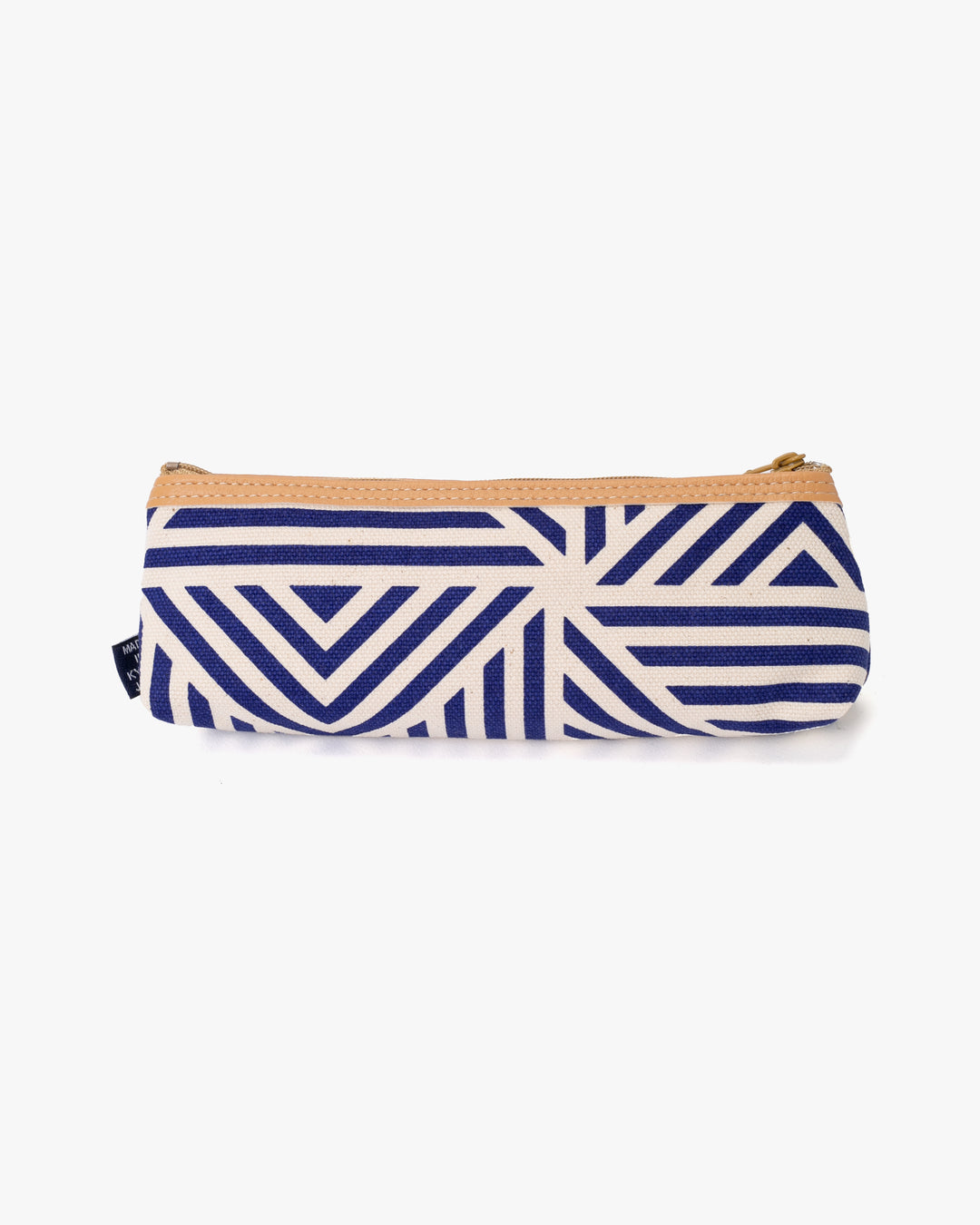 Maple &amp; Moon Bag, Pencil Pouch, Blue Geometric