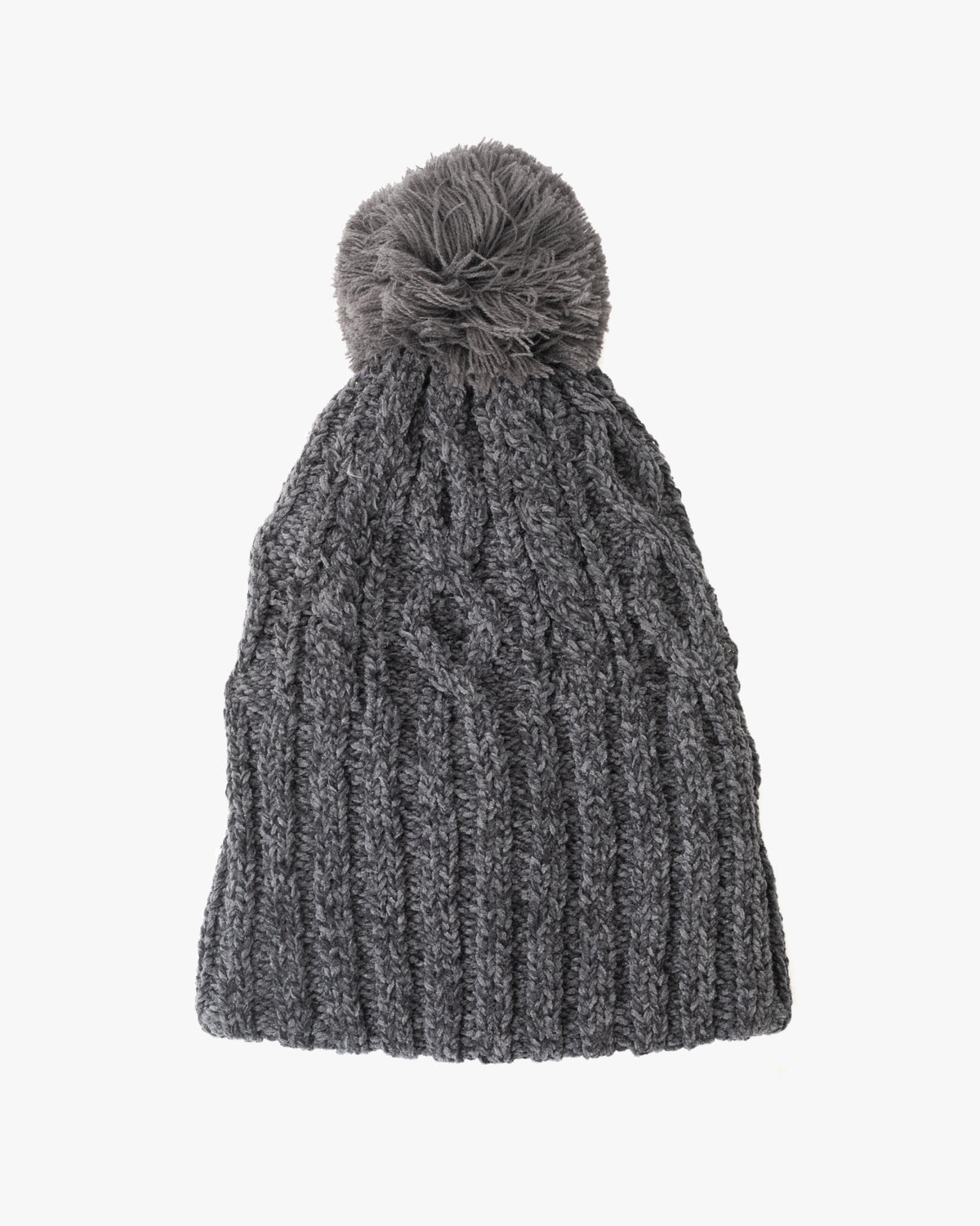 Knit Beanie, Bisque, Gray