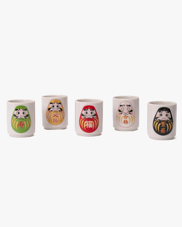 Sake Cup, Ichiyama, Set of 5, Daruma