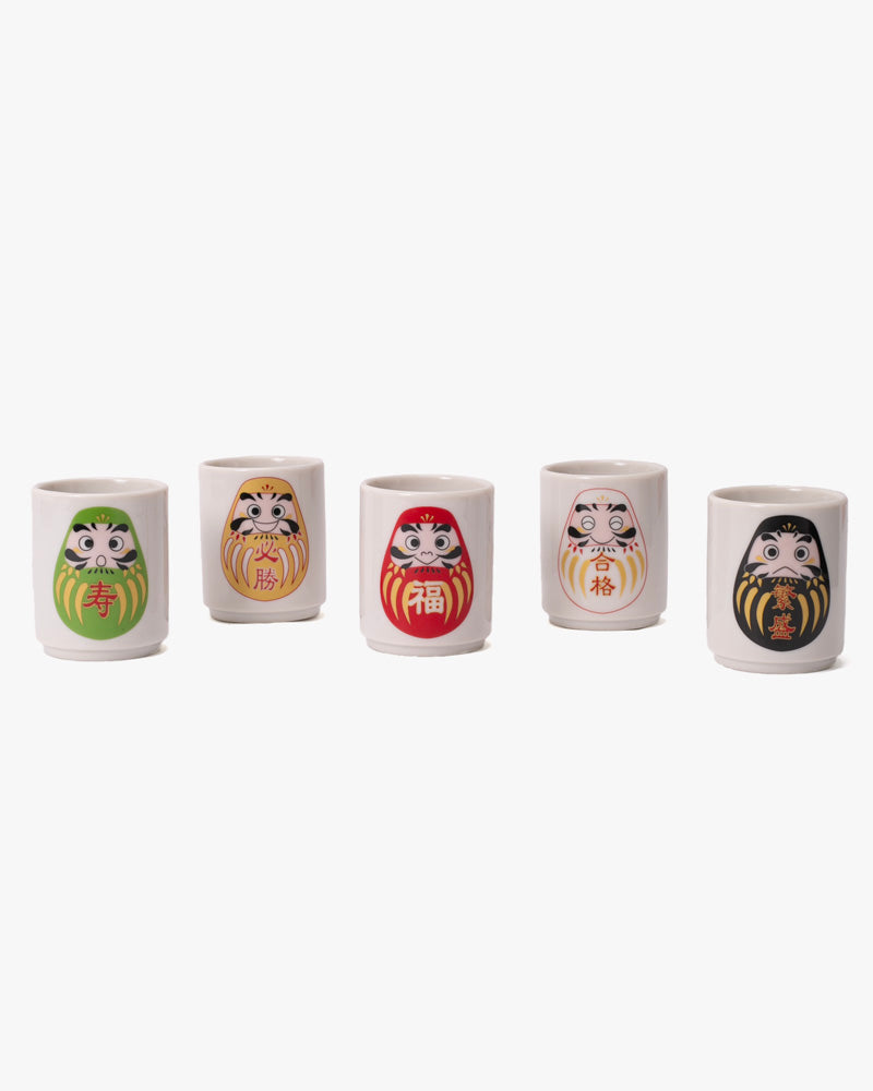 Sake Cup, Ichiyama, Set of 5, Daruma