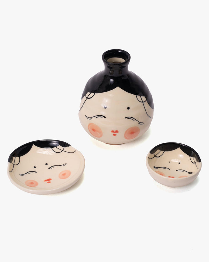 Sake Set, Ichiyama, Okame