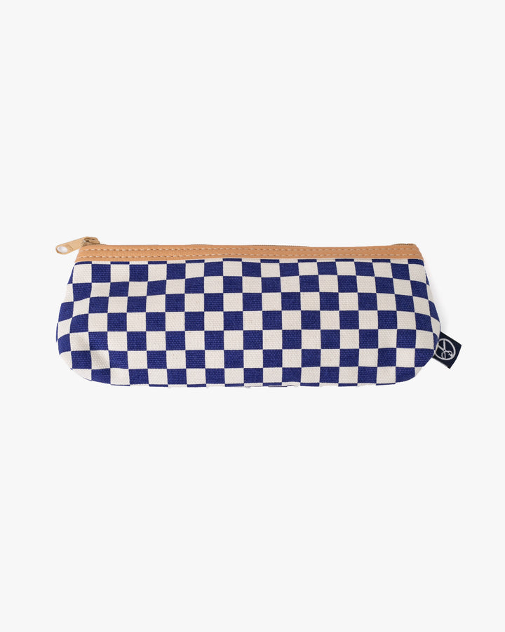 Maple &amp; Moon Bag, Pencil Pouch, Blue Ichimatsu