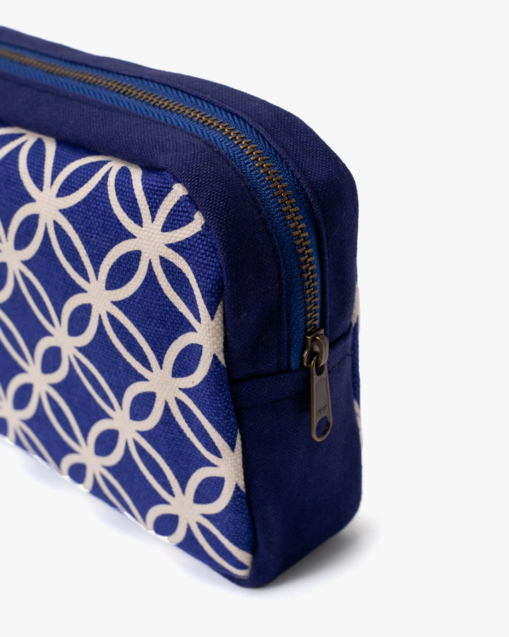 Maple &amp; Moon Bag, Pouch, Blue Shippou