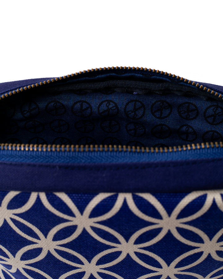 Maple &amp; Moon Bag, Pouch, Blue Shippou