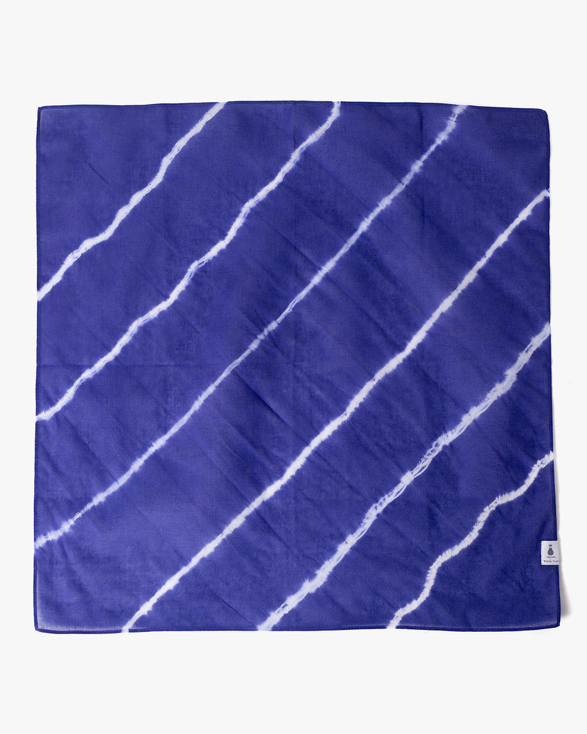 Japanese Handkerchief, Blue and White Tie Dye