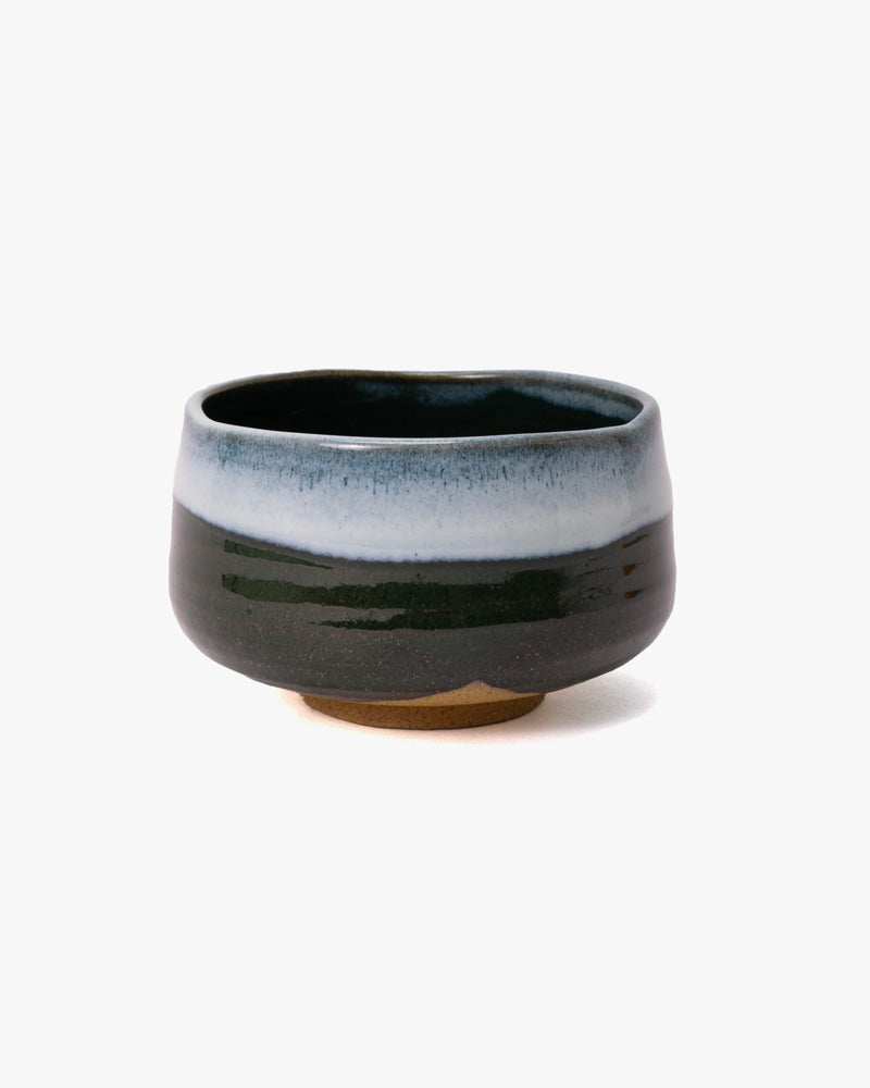Matcha Bowl, Ichiyama, Blue Shironagashi