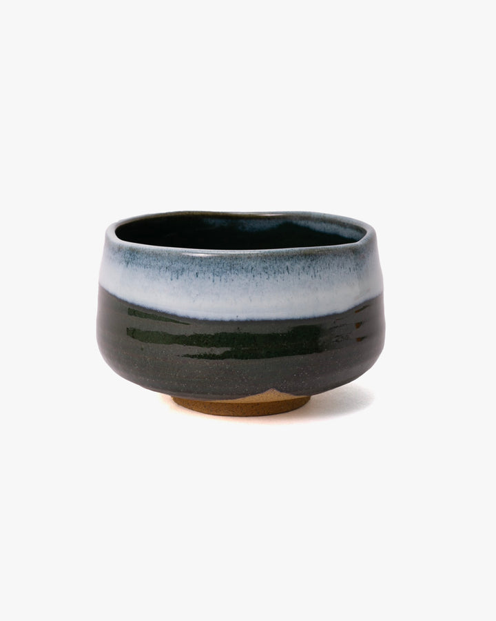 Matcha Bowl, Ichiyama, Blue Shironagashi