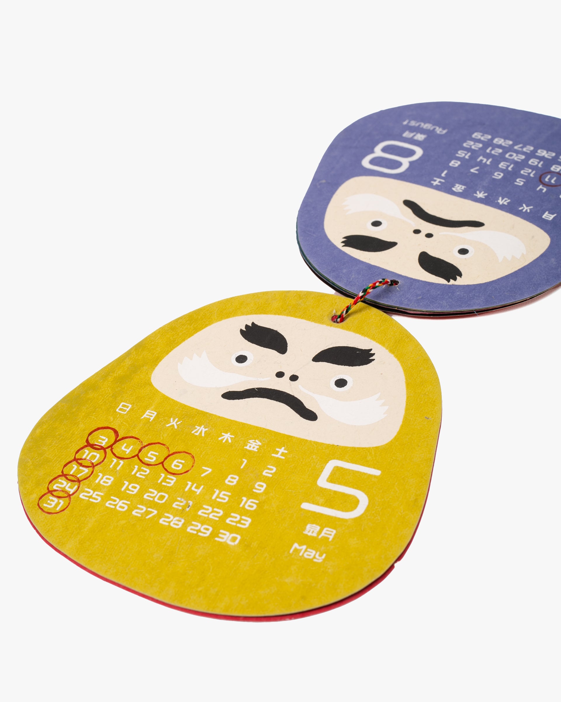 2026 Daruma Monthly Calendar – Kiriko Made