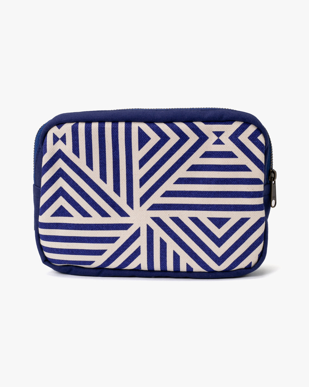 Maple &amp; Moon Bag, Pouch, Blue Geometric
