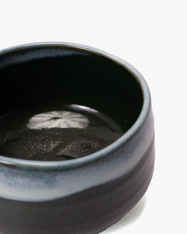 Matcha Bowl, Ichiyama, Blue Shironagashi