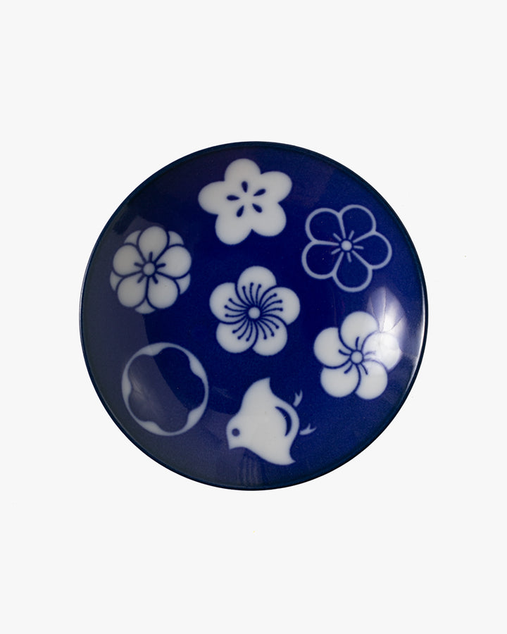 Plate, Ichiyama, Set of 5, Chidori