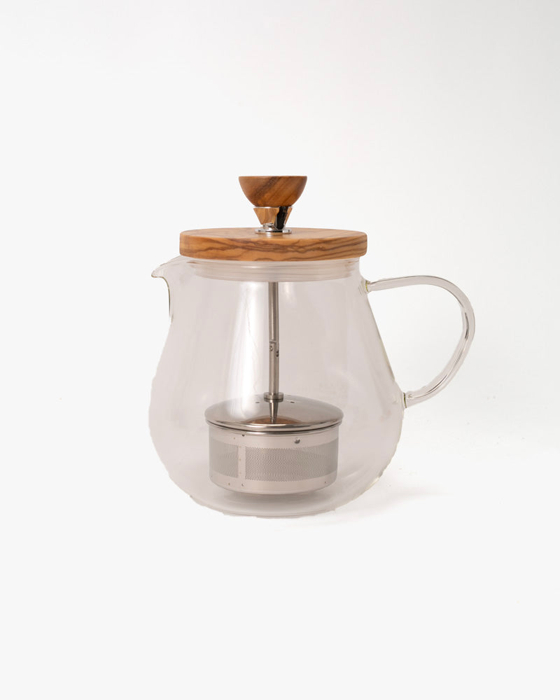 Hario, Pull-up Tea Maker "Teaor Wood", Teapot, 700ml, TEO-70