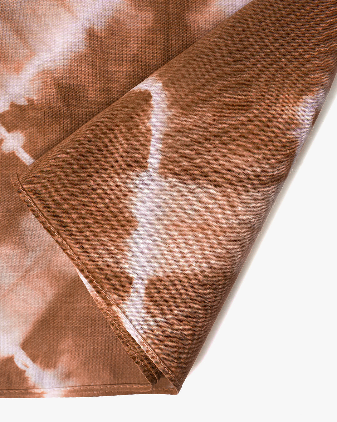 Japanese Handkerchief, Rust and White Tie Dye