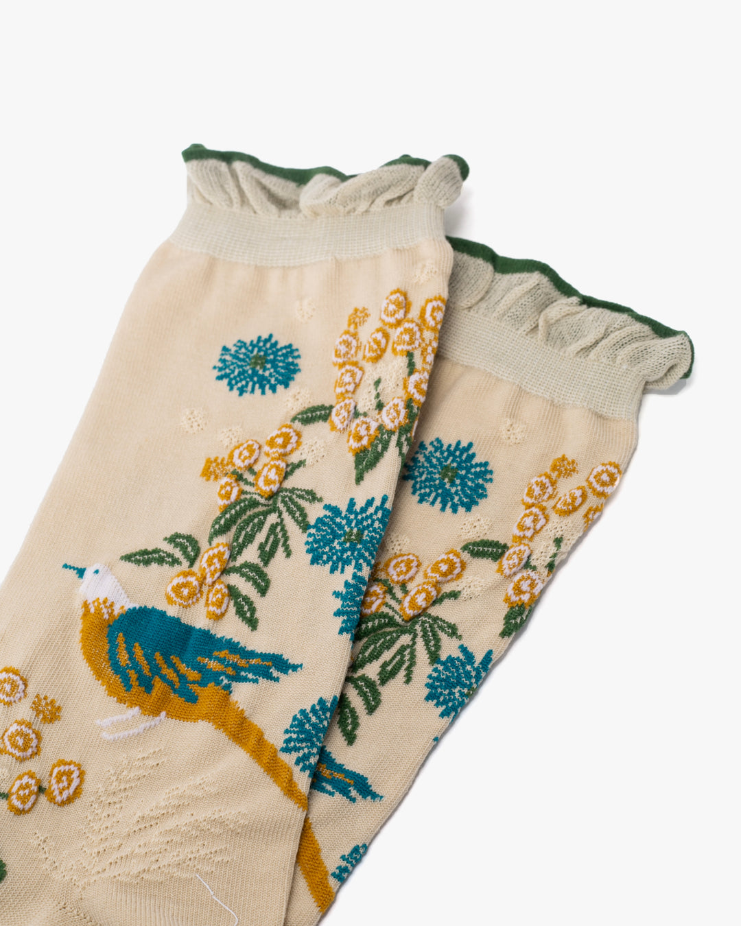 Debby Co. Crew Socks, Andeotte Collection, Lina Beige