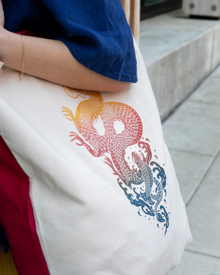 Kokoro Original, Tote Bag, Dragon