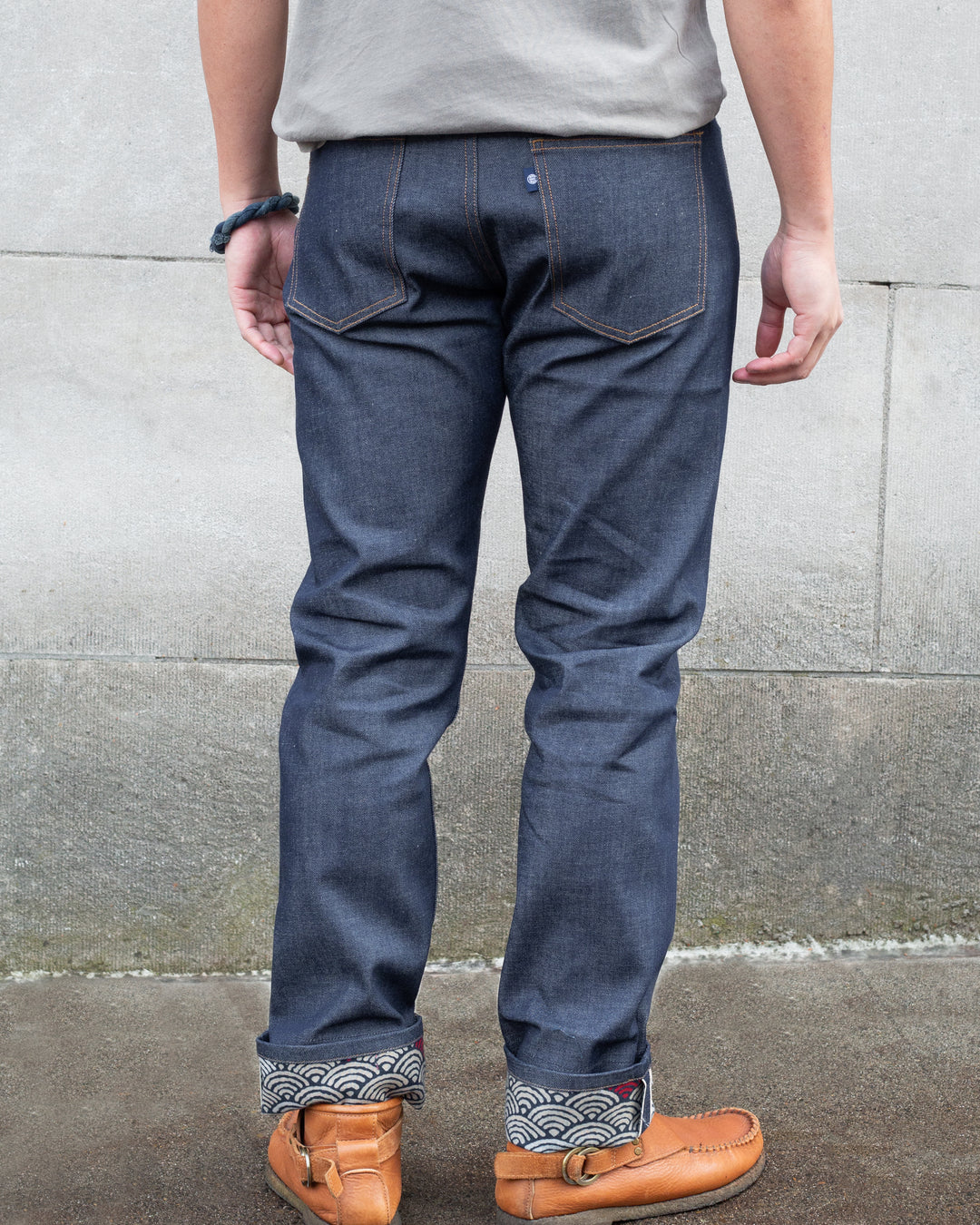 Kiriko Original Denim Jeans, US Made 12.5 oz. Premium Selvedge, Raw, Seigaiha