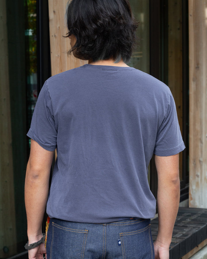 Kiriko Original Tee, 6oz Cotton, Printed Logo, Navy