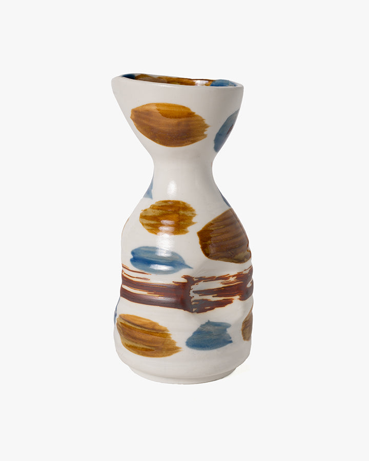 Sake Set, Ichiyama, Hand-painted, Akane