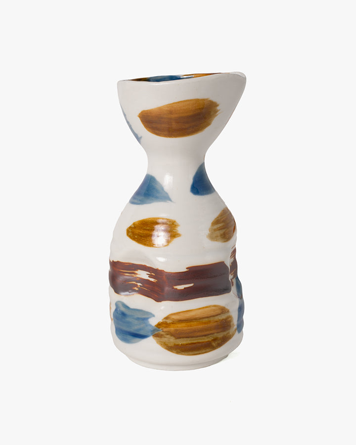 Sake Set, Ichiyama, Hand-painted, Akane