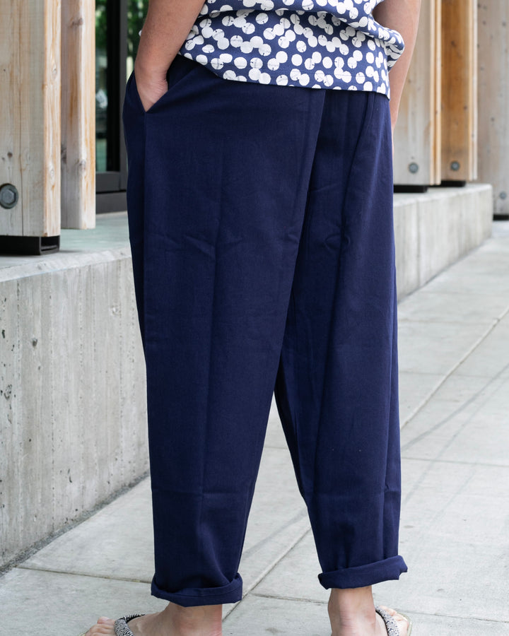 Wa-Modern, Drawstring Pants, Navy