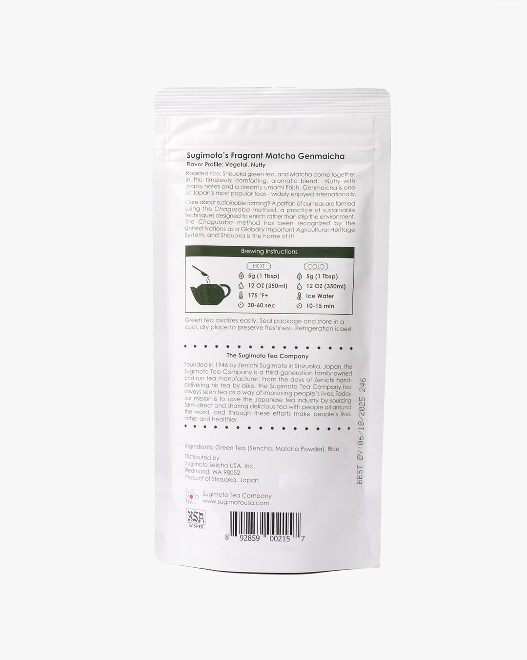 Sugimoto, Loose Leaf, Genmaicha