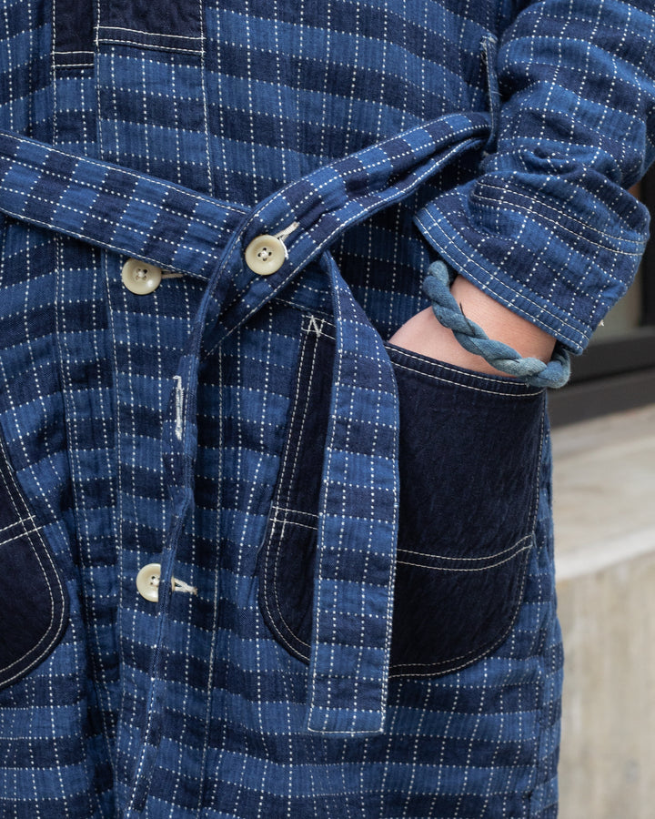 Japanese Repro Denim Coverall, FDMTL, Full Length, Contrast Stitch - M