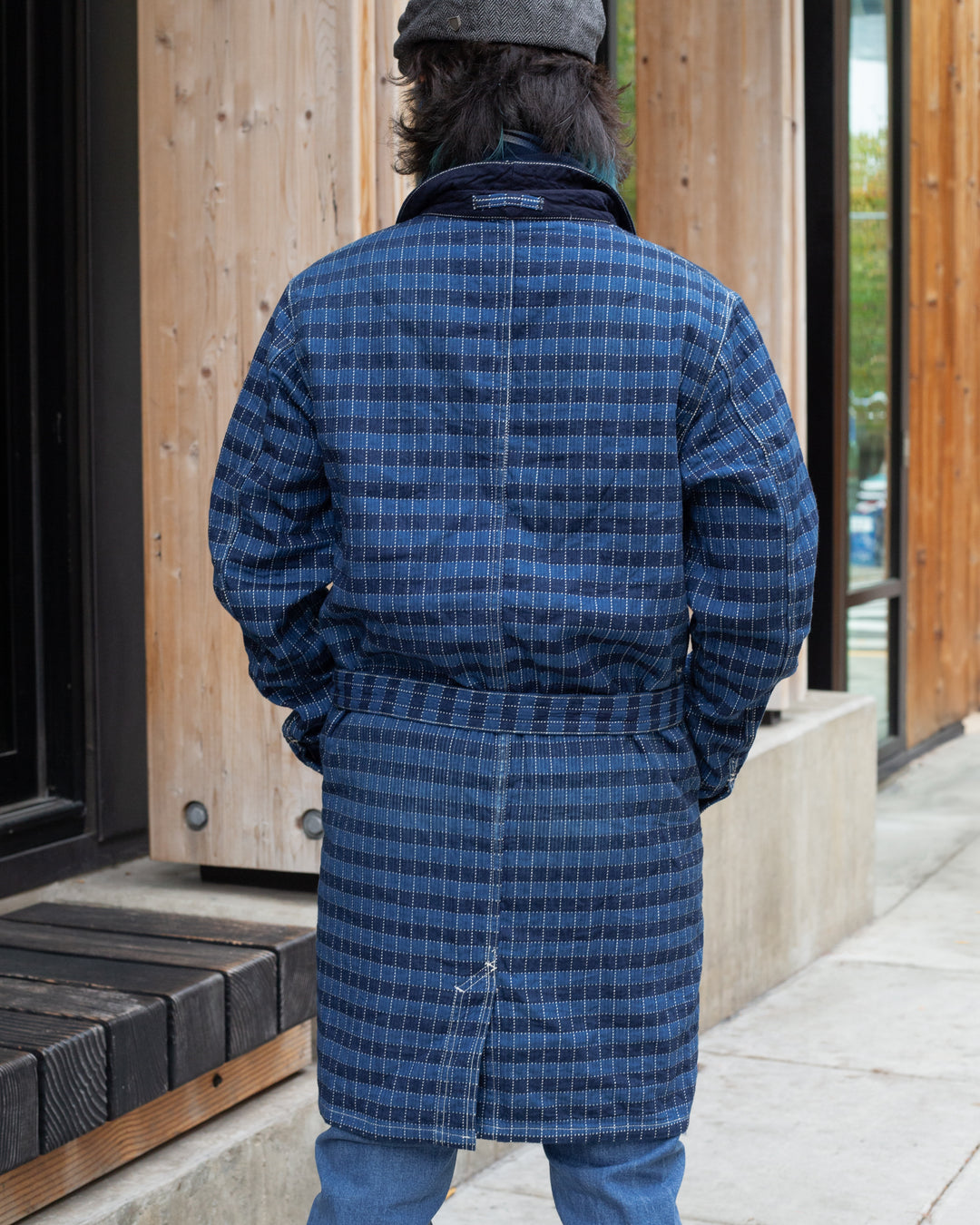 Japanese Repro Denim Coverall, FDMTL, Full Length, Contrast Stitch - M