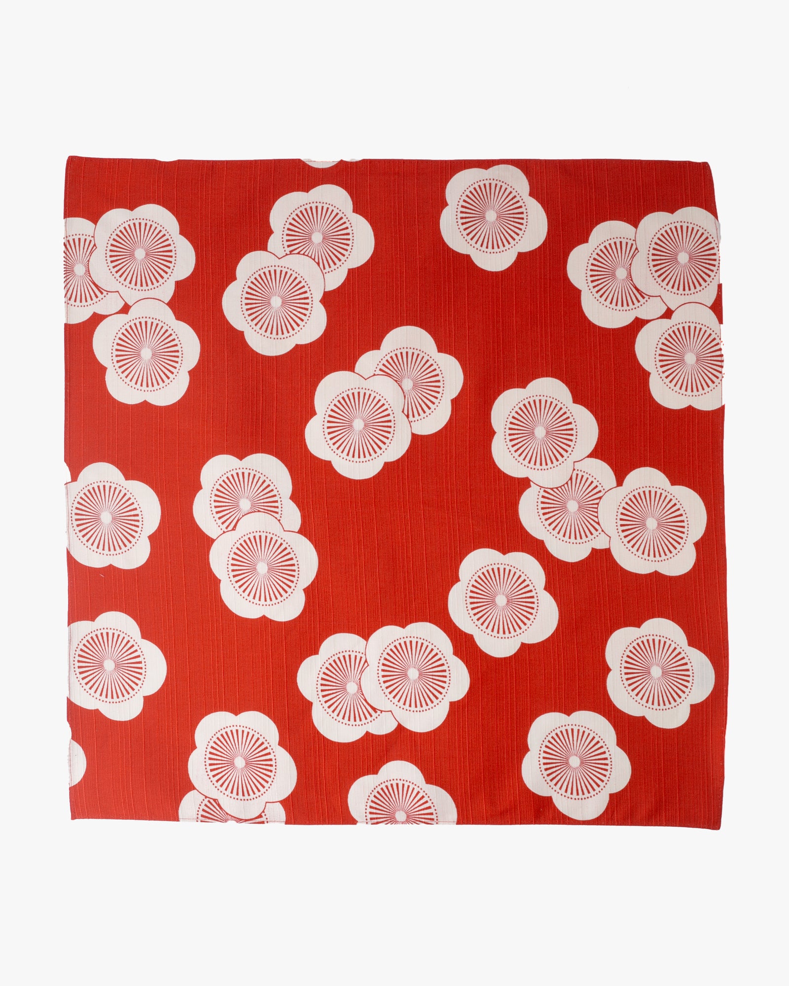 Modern Furoshiki, Musubi, Reversible, Isa Monyo, Ume, Lime Green and Orange, 19 x 19