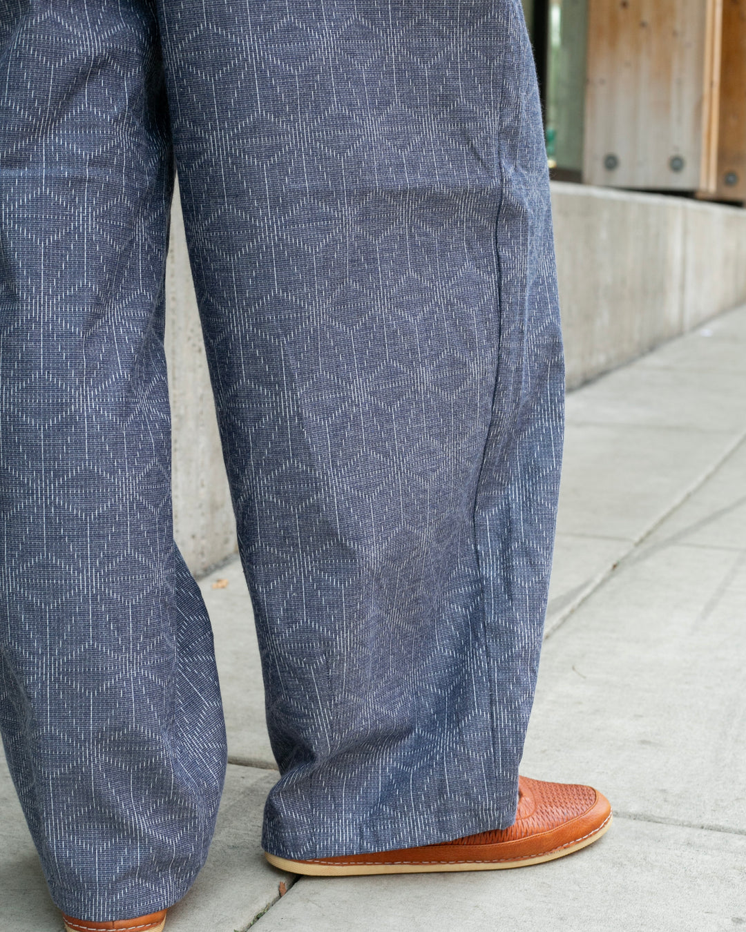 Kiriko x ToK, Lantern Pants, Grey Asanoha