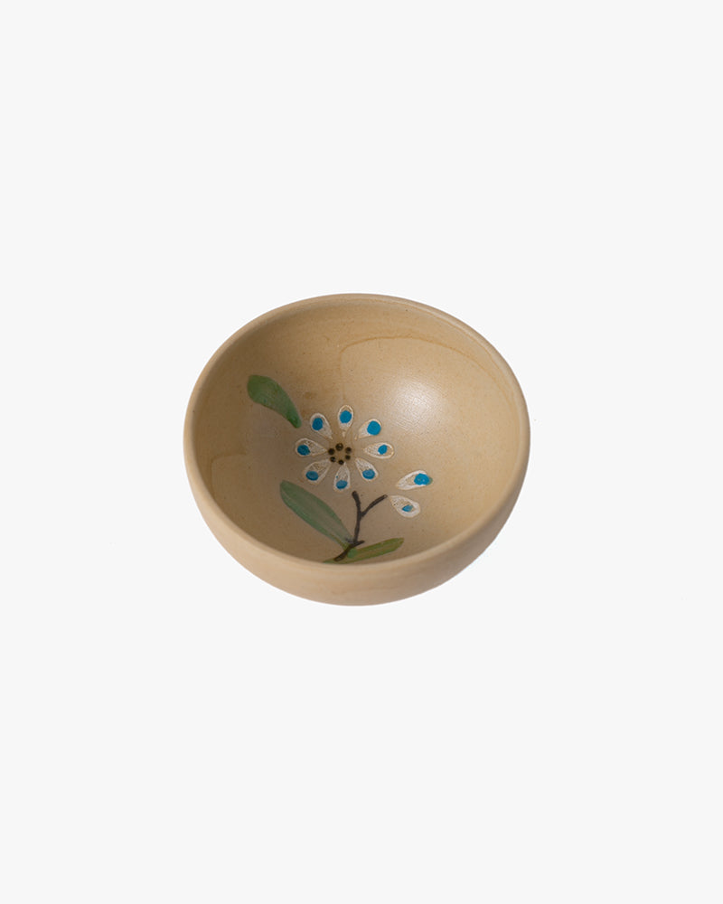 Sake Set, Ichiyama, Hand-painted Blue and Pink Kobana