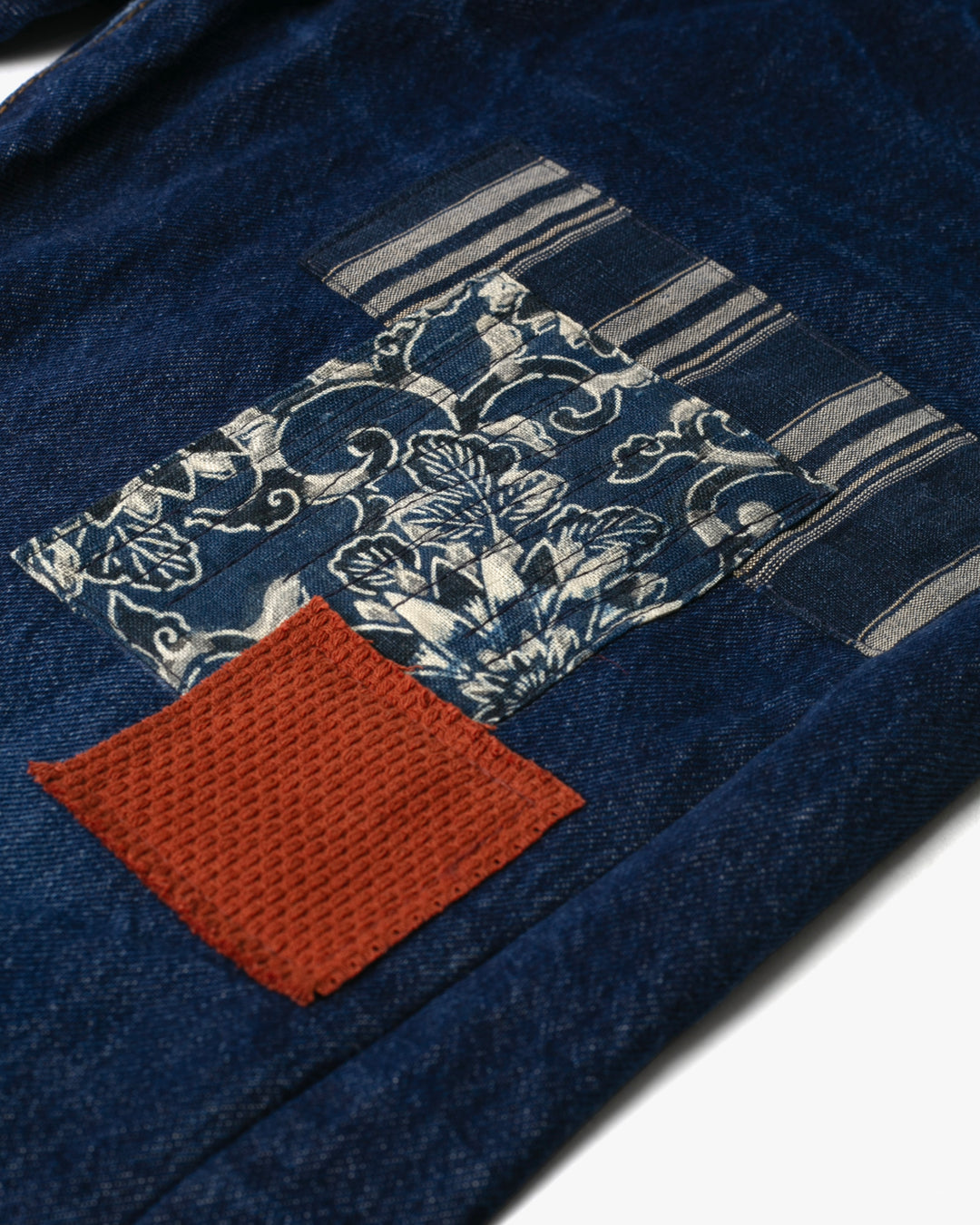 Kiriko Custom Patched Denim Jeans, Levi&