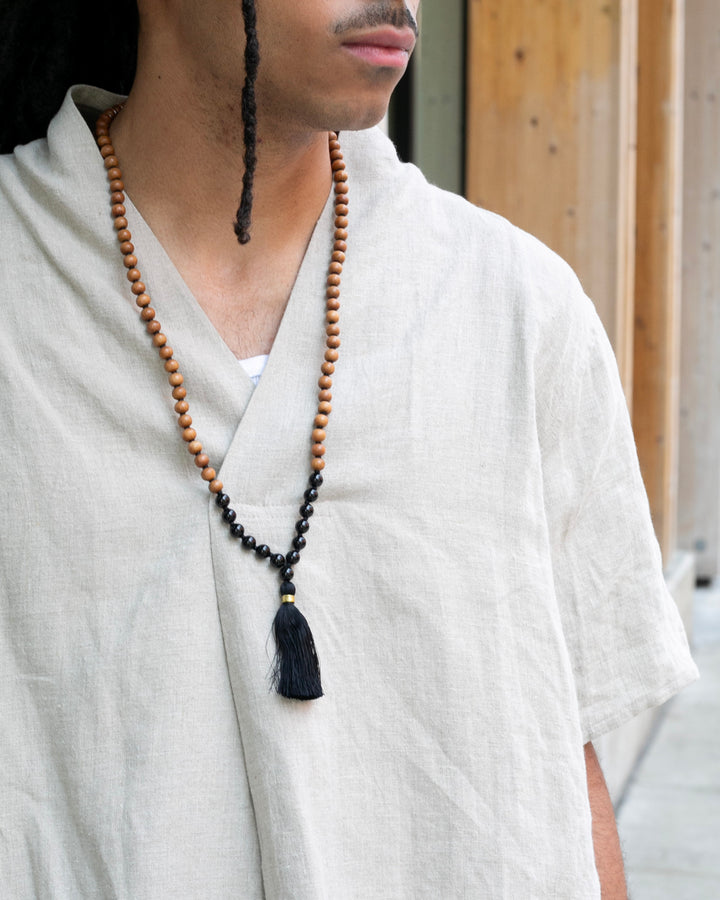Kiriko Original French Linen Tunic, Beige