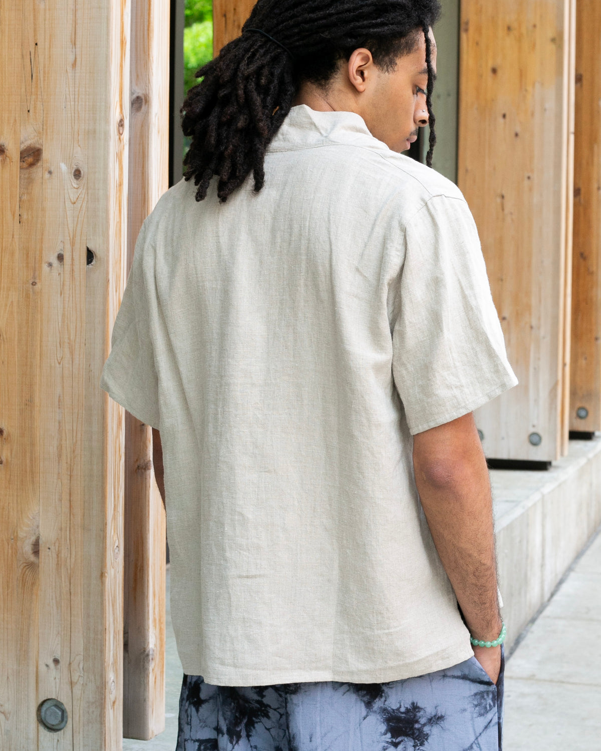 Kiriko Original French Linen Tunic, Beige