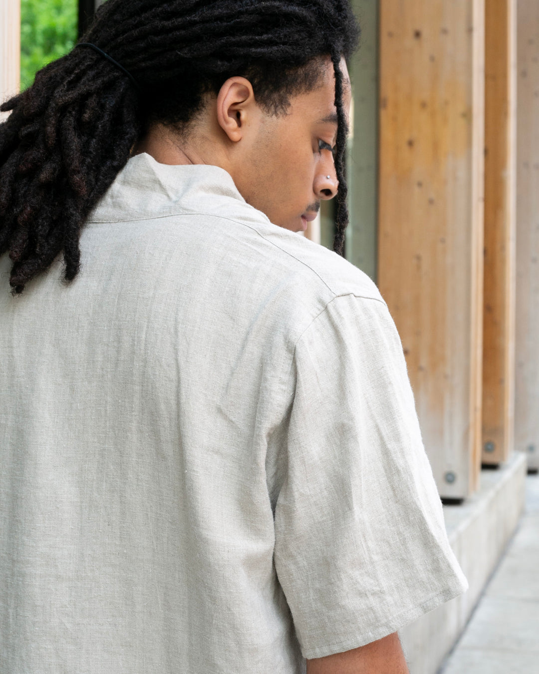 Kiriko Original French Linen Tunic, Beige