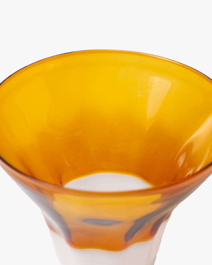 Mt. Fuji Cocktail Glass, Orange