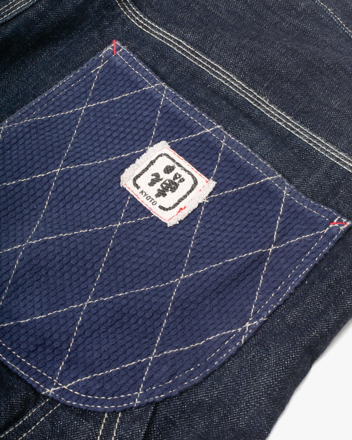 Japanese Repro Denim Jeans, Zen Denim, Sashiori Patchwork - 38"