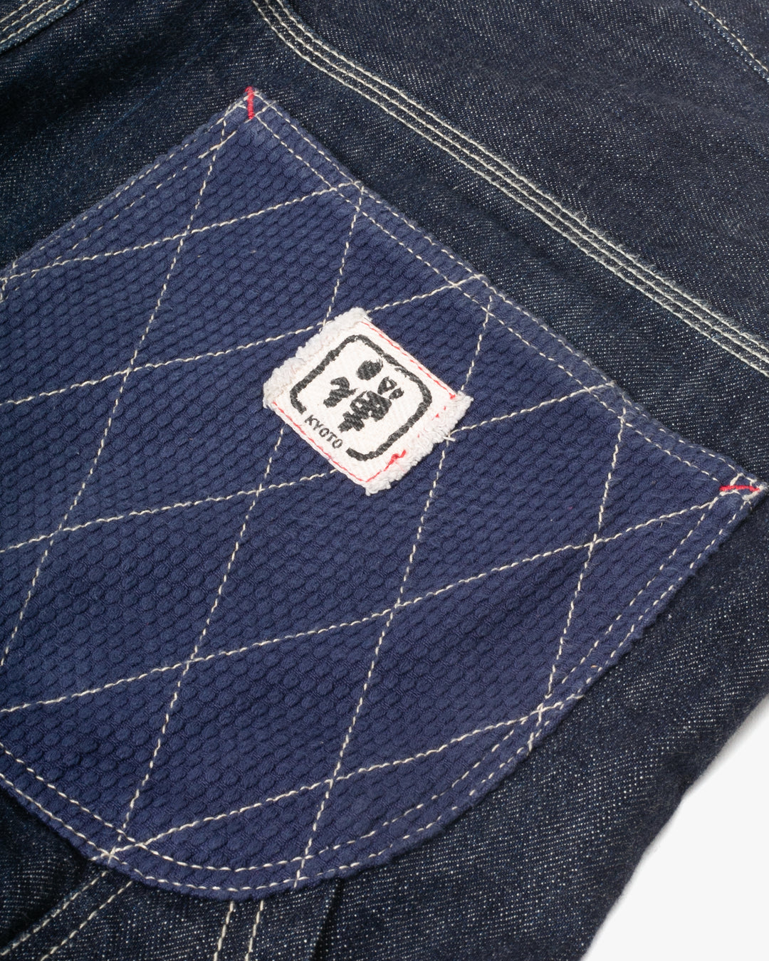 Japanese Repro Denim Jeans, Zen Denim, Sashiori Patchwork - 38"