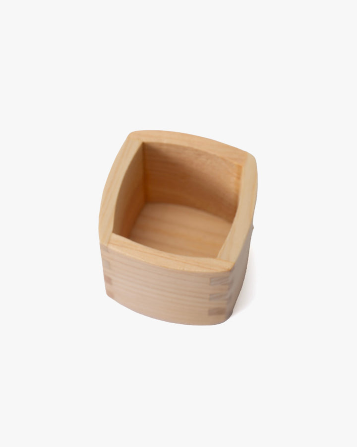 Sake Cup, Yamaichi, Hinoki Wood - Square