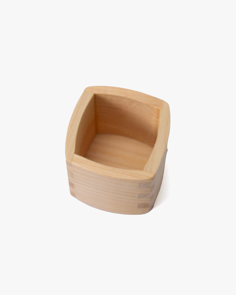 Sake Cup, Yamaichi, Hinoki Wood - Square