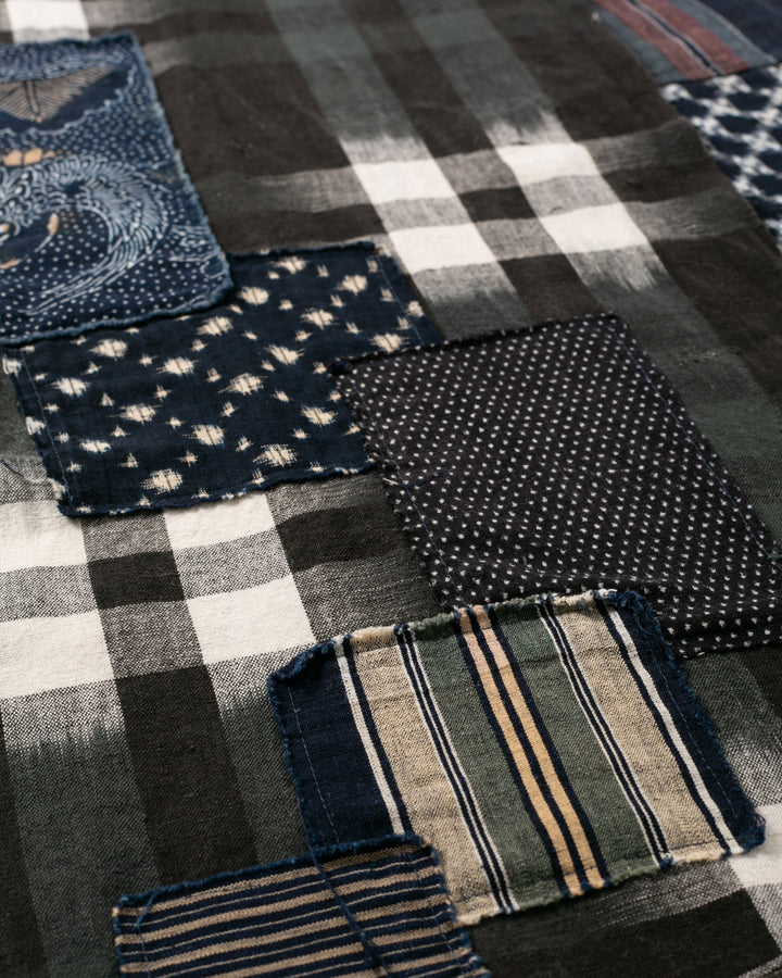 Kiriko Original Scarf, Patched Boro, Indigo, 41